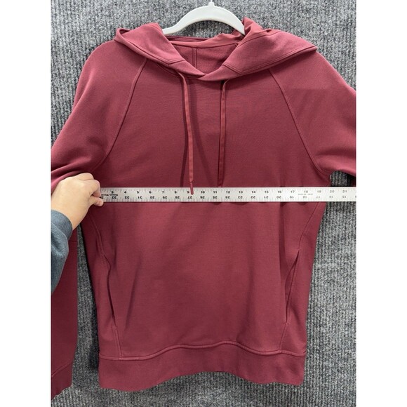 Lululemon City Sweat Pullover Hoodie Mens Small Mulled Wine Red Burgundy M3AUPS - Picture 9 of 10
